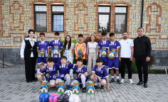 Leyla Əliyeva və Arzu Əliyeva Şəkidə uşaq evi sosial xidmət müəssisəsində olublar