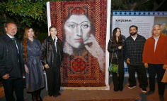 Leyla Əliyeva və Arzu Əliyeva Beynəlxalq Xalça Festivalını ziyarət ediblər