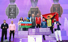 Heydər Əliyev Fondunun təşəbbüsü ilə keçirilən “Bakı Marafonu 2026”da mükafatlandırma mərasimi olub