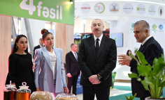 Prezident İlham Əliyev 19-cu “Caspian Agro Week” və 31-ci “InterFood Azerbaijan” sərgiləri ilə tanış olub