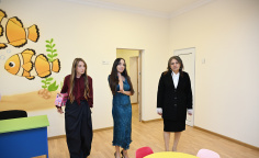 Şamaxı şəhərində Xınıslı körpələr evi-uşaq bağçasının açılışı olub