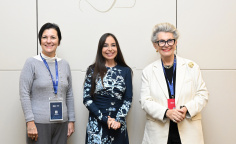 Leyla Əliyeva UNESCO-nun Baş direktorunun müavini ilə görüşüb