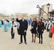 Лейла Алиева приняла участие в празднествах по случаю Новруз байрамы