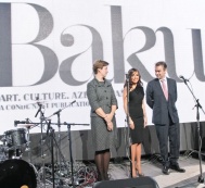 English edition of 'Baku' magazine presented in Moscow