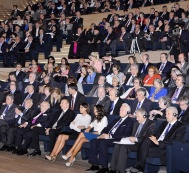 Leyla Əliyeva III Bakı Beynəlxalq Humanitar Forumunun açılış mərasimində iştirak edib