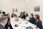  Vice-president of the Heydar Aliyev Foundation Leyla Aliyeva meets Russia’s influential mass media representatives