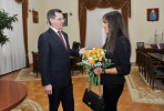 Лейла Алиева встретилась с губернатором Астраханской области Александром Жилкиным
