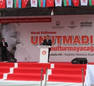 Ankarada Heydər Əliyev Fondunun dəstəyi ilə Xocalı soyqırımı abidəsi açılıb