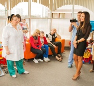  Leyla Aliyeva visits the Moscow Research and Development Centre for Medical Support to Children