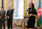  Leyla Aliyeva attends the inauguration of an exhibition of People’s Artist of Azerbaijan Rasim Babayev