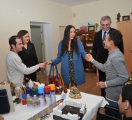 Leyla Aliyeva visits a number of children homes
