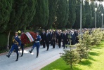  President Ilham Aliyev and family members pay a visit to national leader Heydar Aliyev’s grave