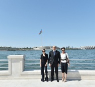  Inauguration of the Bayil Boulevard takes place in Baku