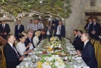 President Ilham Aliyev and First Lady Mehriban Aliyeva dine together with the heads of states and governments, high-level guests participating in the opening ceremony of the 1st European Games