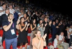  President Ilham Aliyev and family members watch boxing competitions in the framework of the 1st European Games