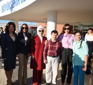  President of the Heydar Aliyev Foundation Mehriban Aliyeva becomes acquainted with a Rehabilitation Centre for the Disabled in Antalya 
