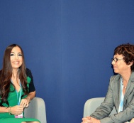  Leyla Aliyeva meets Executive Director of the United Nations Convention to Combat Desertification (UNCCD) Monique Barbut