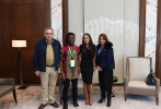 Лейла Алиева встретилась с представителями международных организаций