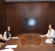 Лейла Алиева встретилась с официальными лицами FAO