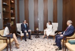 Мехрибан Алиева встретилась с председателем Сената парламента Казахстана Касым-Жомартом Токаевым