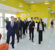 Leyla Aliyeva attends the inauguration of IDEA Animal Care Centre 