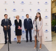 Mehriban Aliyeva attends the inauguration of the exhibition “Stars of Absheron. Azerbaijani Artists of 1960-1980s” in Moscow