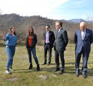 Leyla Aliyeva visits Shahdag National Park