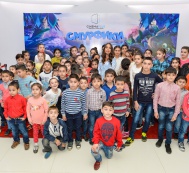 An entertainment programme is arranged for children with participation of Leyla Aliyeva 