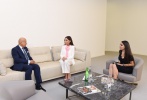 Первый вице-президент Мехрибан Алиева встретилась с генеральным директором ИСЕСКО Абдулазизом бин Османом аль-Тувейджри