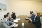 Лейла Алиева встретилась с заместителем исполнительного директора Программы окружающей среды ООН (UNEP) Ибрагимом Тио