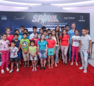 Leyla Aliyeva participates in an entertainment programme together with children deprived of parental care 