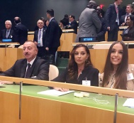 President Ilham Aliyev attends the opening of general discussions at UN Headquarters 
