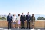 President Ilham Aliyev and family members pay a visit to national leader Heydar Aliyev’s grave and the Alley of Martyrs