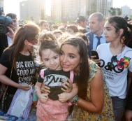 Leyla Aliyeva attends the Child Festival held in the Heydar Aliyev Centre’s park 