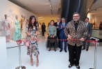 Leyla Aliyeva attends the inauguration of the exhibition “Fashion Home” at the Heydar Aliyev Centre 